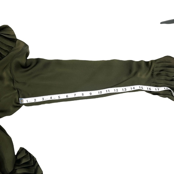 Lauren by Ralph Lauren Silk Ruffled Blouse - Picture 9 of 11